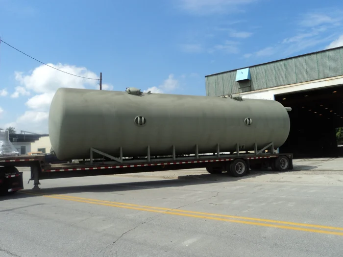 Well-maintained tank in service at a treatment facility