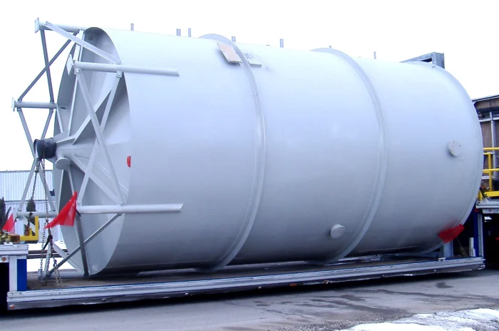 Custom fabricated process mixing tank