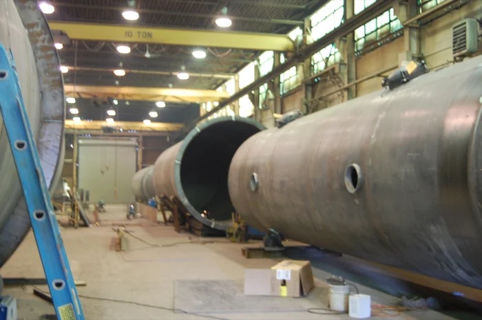 Fabrication underway on the Moon Fabricating shop floor